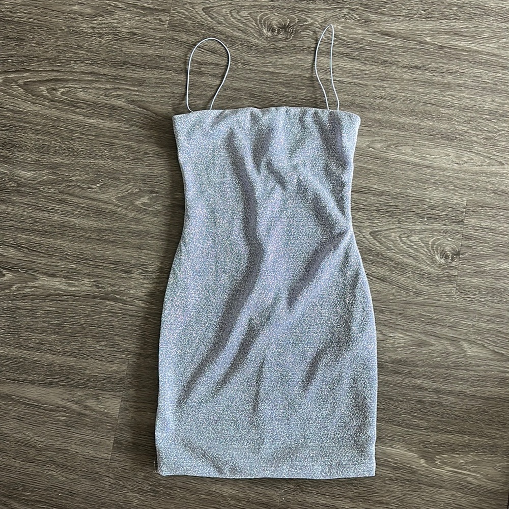 MESHKI Sparkle Bodycon Dress, purple